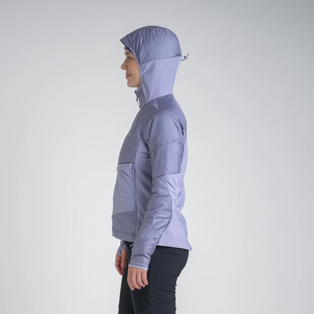 Spiro Women's Insulated Hybrid Jacket — Dove Grey