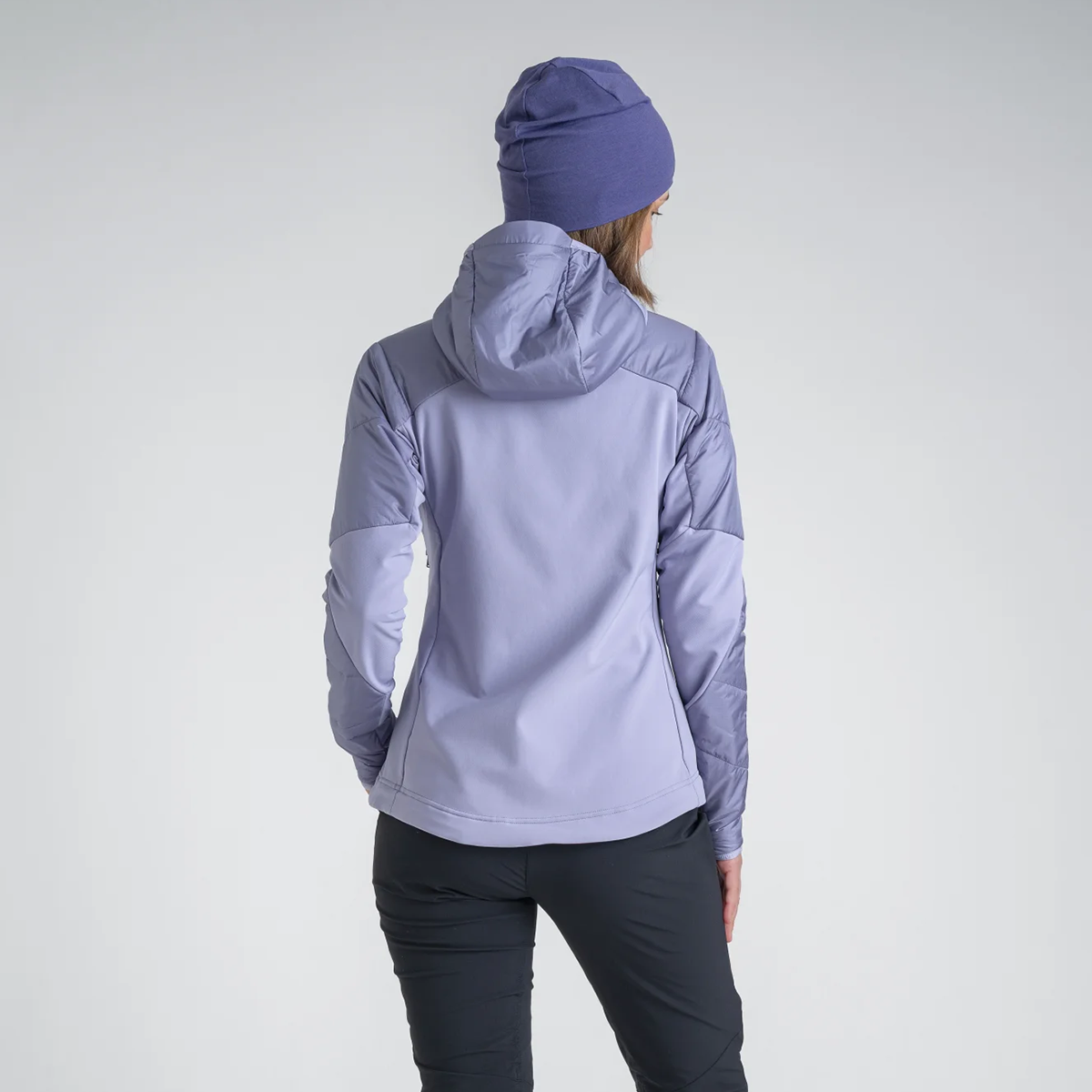 Spiro Women's Insulated Hybrid Jacket — Dove Grey