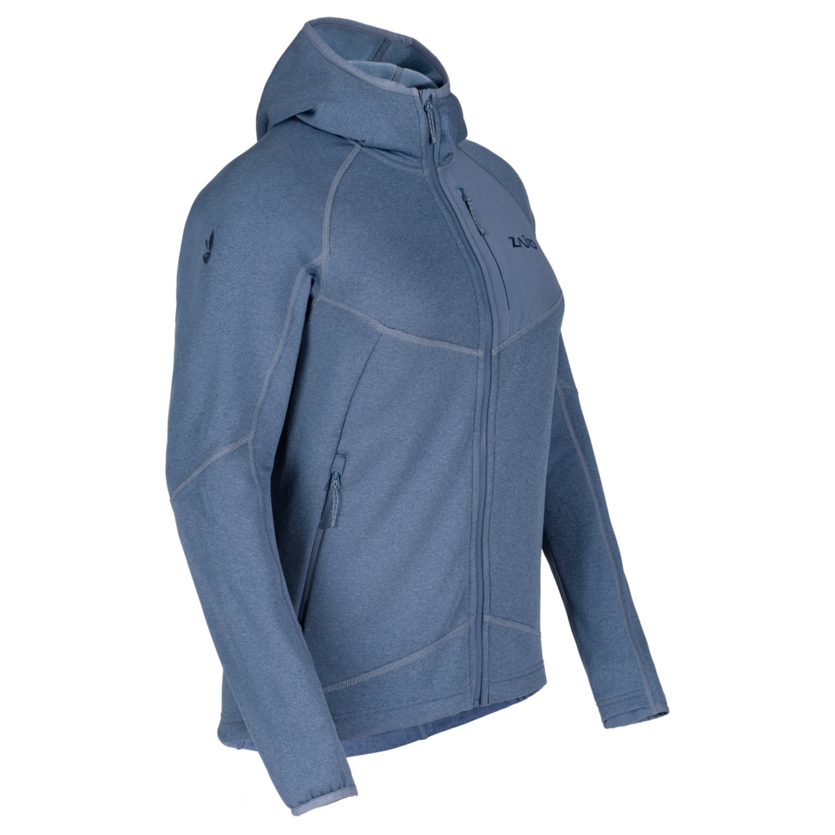 Amiko Women's Fleece Hooded Jacket — Harbor Blue