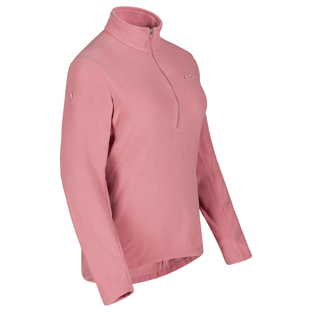 Auro Women's Fleece Zip Top — Tea Rose