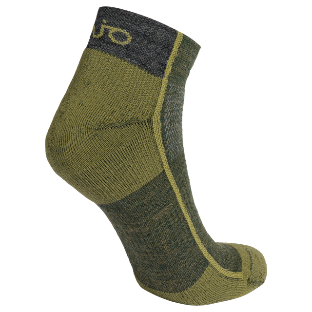 Hejma Merino Low Socks — Avocado Green