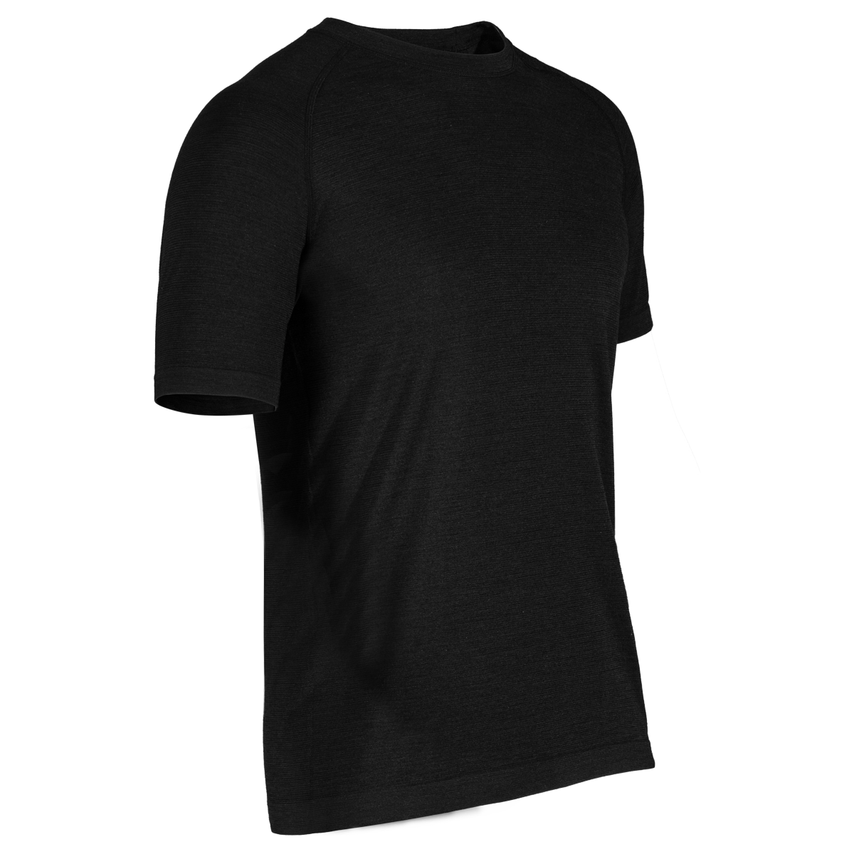 Lerta Men's Seamless Merino T-shirt Black