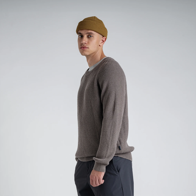Triki Merino Beanie — Golden Brown