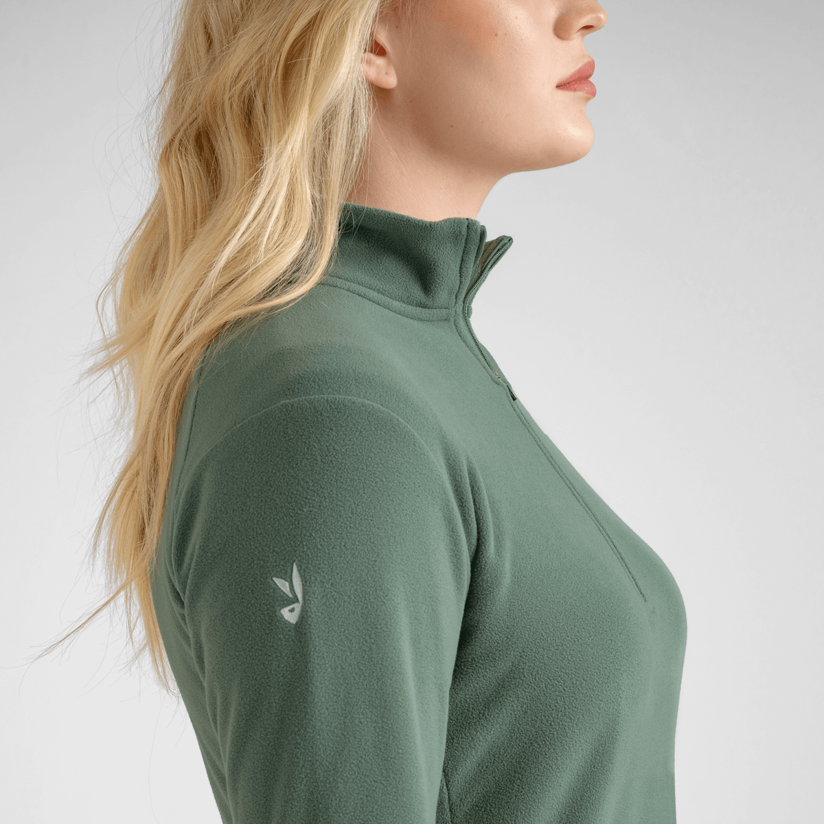 Auro Women's Fleece Zip Top — Lilac Ash