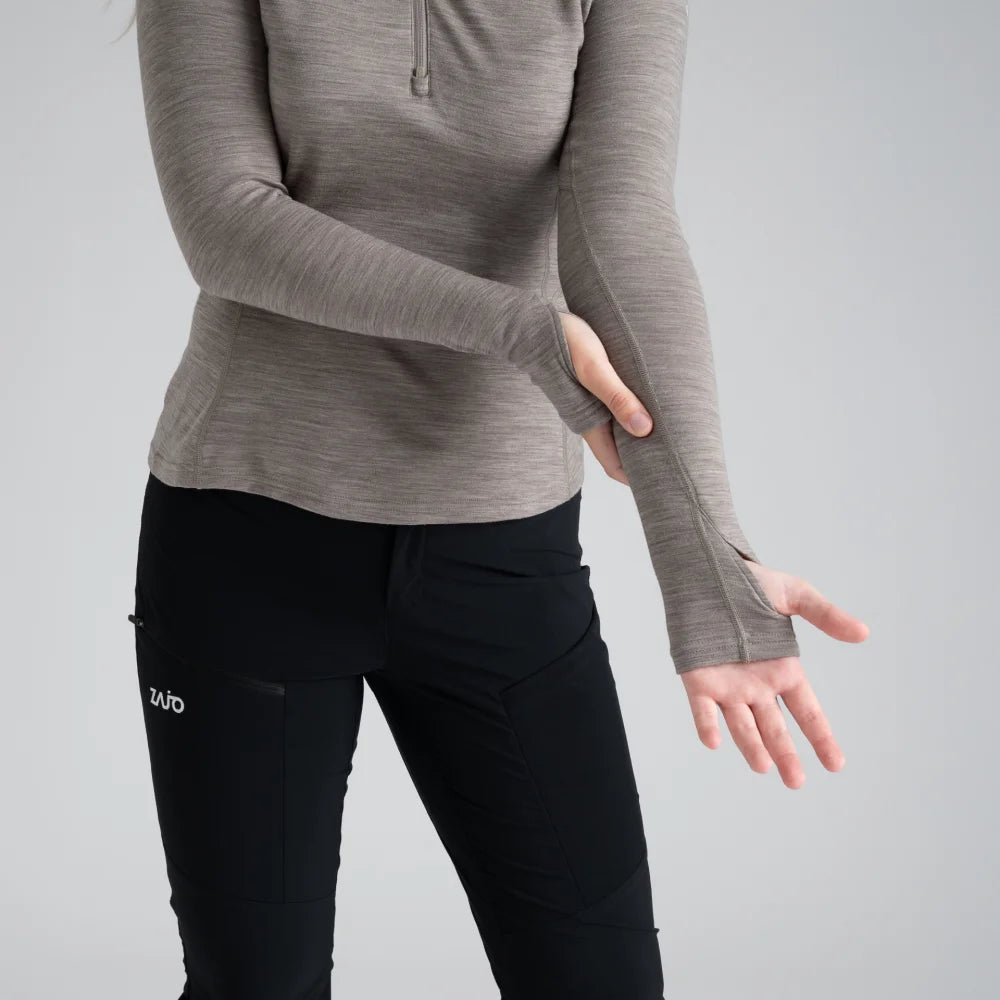Hejma Women's Merino Zip Top