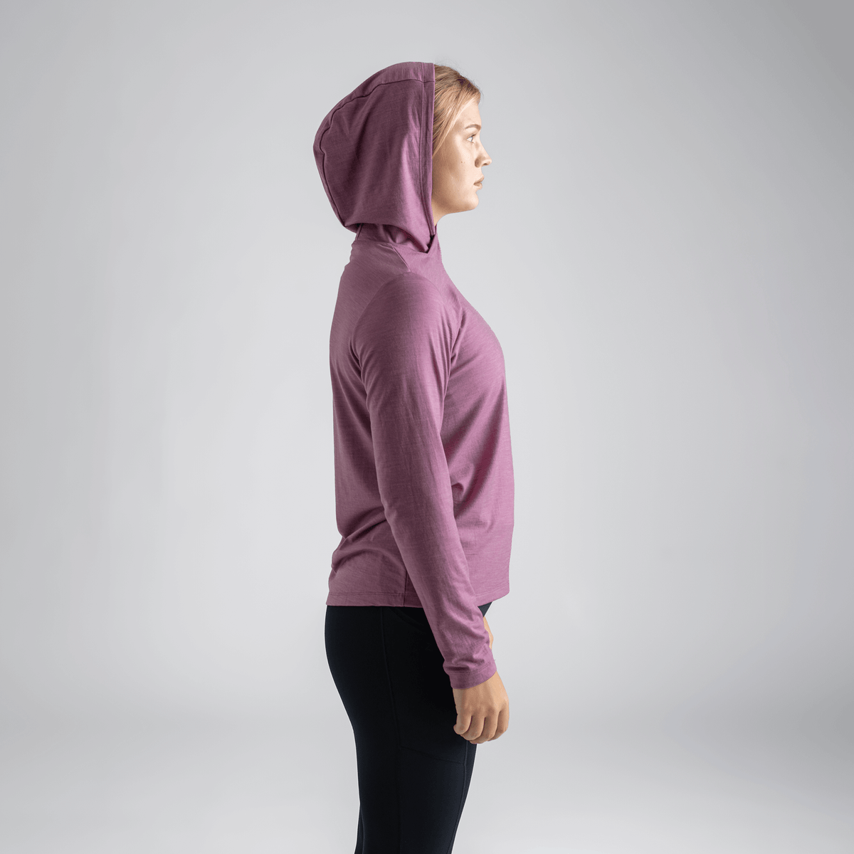 Kora Women's Merino Hoodie — Falcon Grey