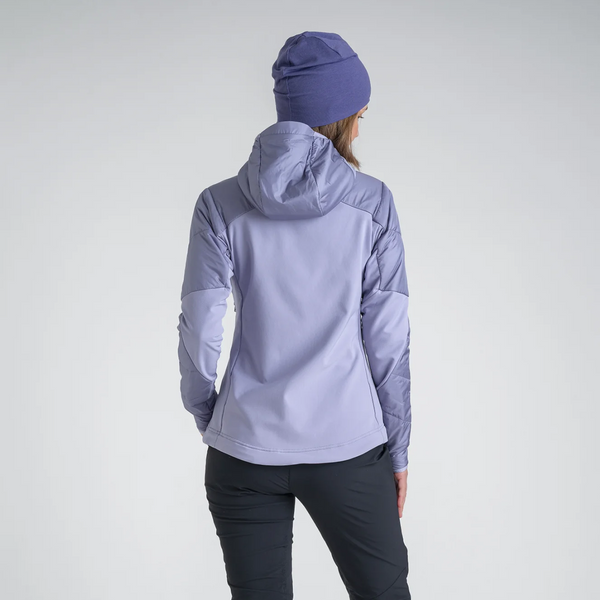 Spiro Women's Insulated Hybrid Jacket — Dove Grey