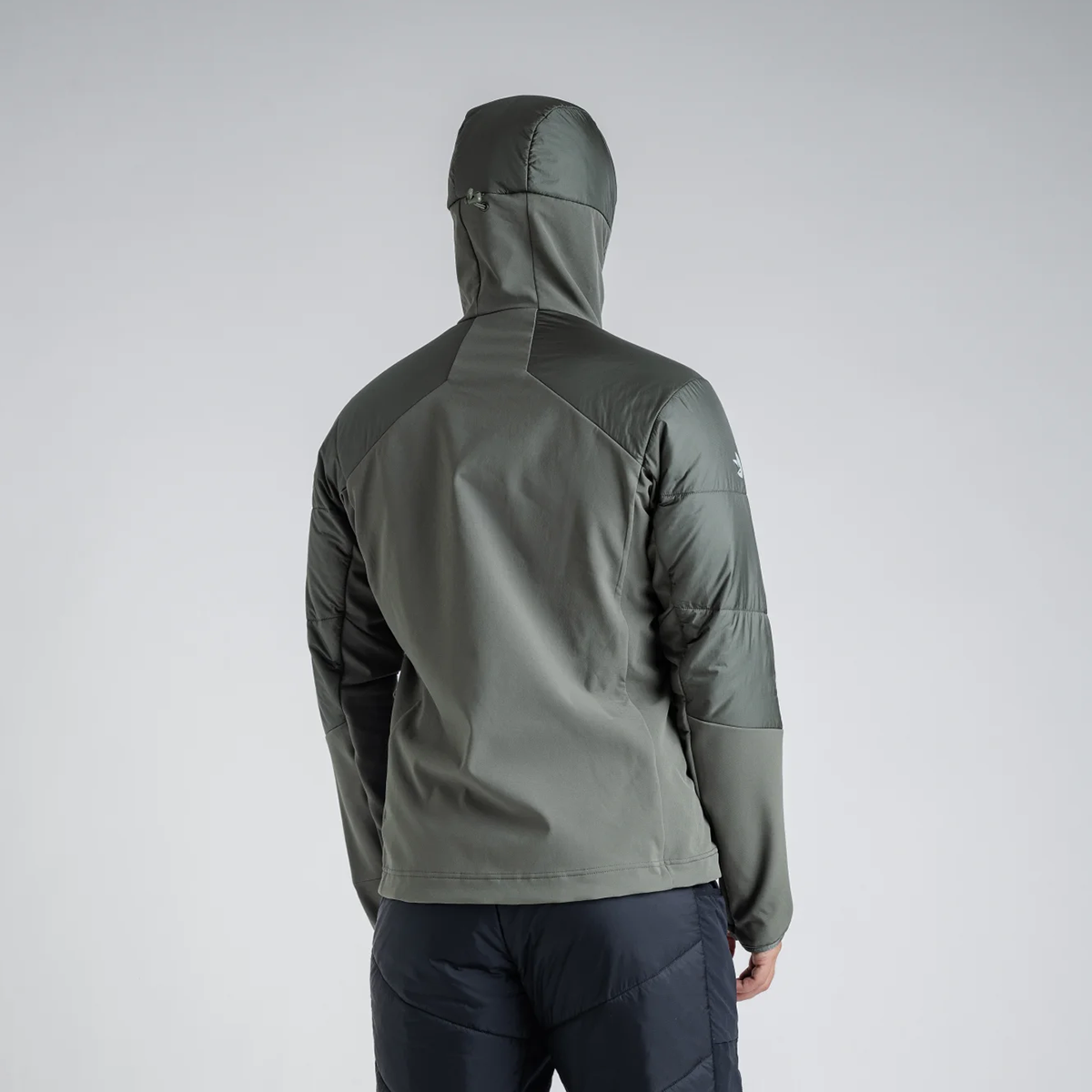 Spiro Men's Insulated Hybrid Jacket — Dove Grey