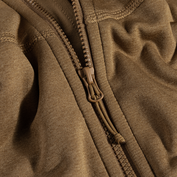 Amiko Men's Fleece Jacket — Golden Brown