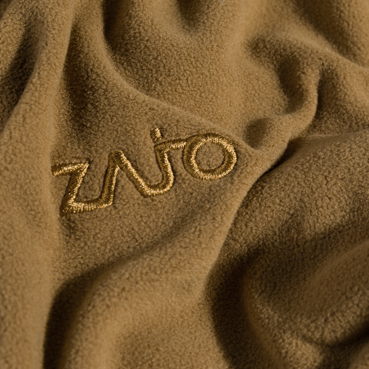 Auro Men's Fleece Zip Top — Golden Brown