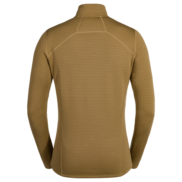 Kovri Men's Merino Grid Jacket — Golden Brown