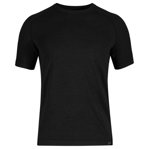 Lerta Men's Seamless Merino T-shirt Black
