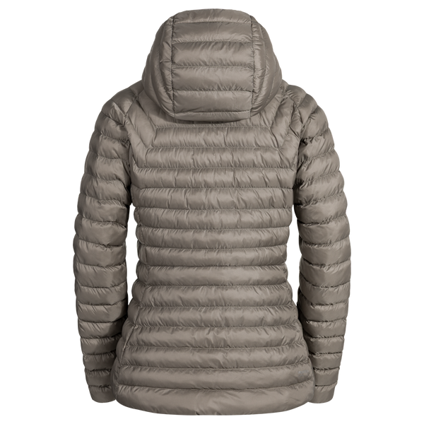 Nubaro Women's Insulated Hooded Jacket — Taupe Beige