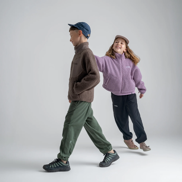 Palpo Kid's Pile Fleece Cropped Jacket — Cocoa Brown