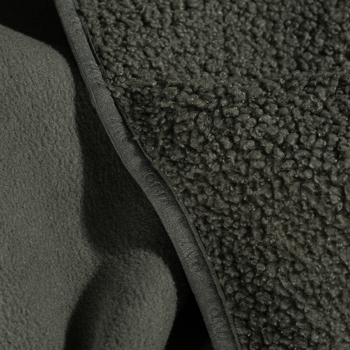 Palpo Men's Pile Fleece Jacket — Dark Olive