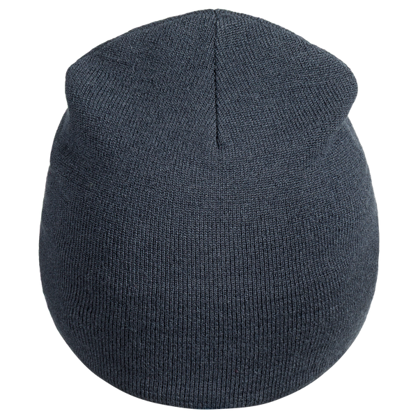 Signo Merino Beanie — Grey Navy