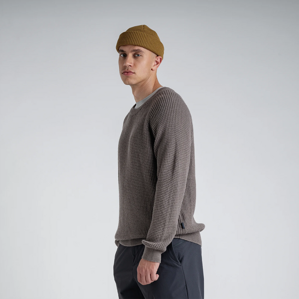 Triki Men's Merino Knit Sweater Falcon Grey