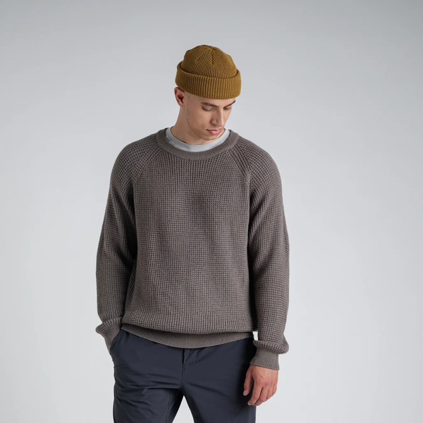 Triki Men's Merino Knit Sweater Falcon Grey