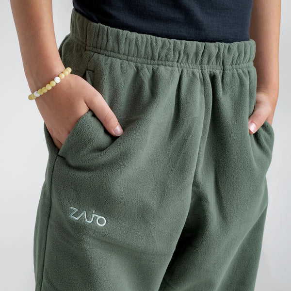 Auro Kid's Fleece Pants — Lilac Ash