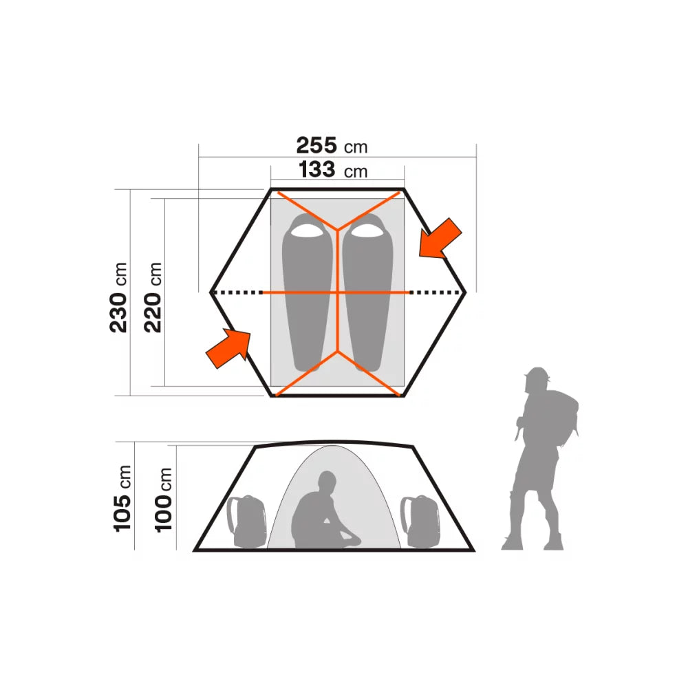 Domo Light 2 Person Tent