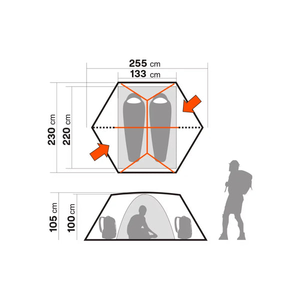 Domo Light 2 Person Tent