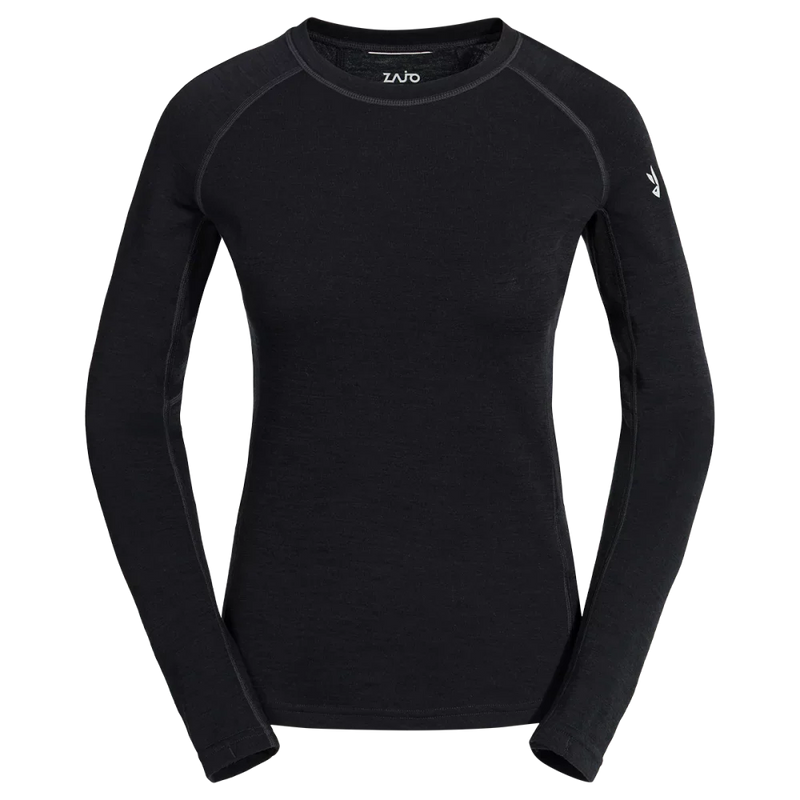 Hejma Women's Merino Longsleeve — Black
