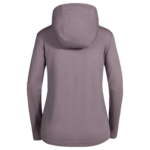 Kora Women's Merino Hoodie — Iced Mauve