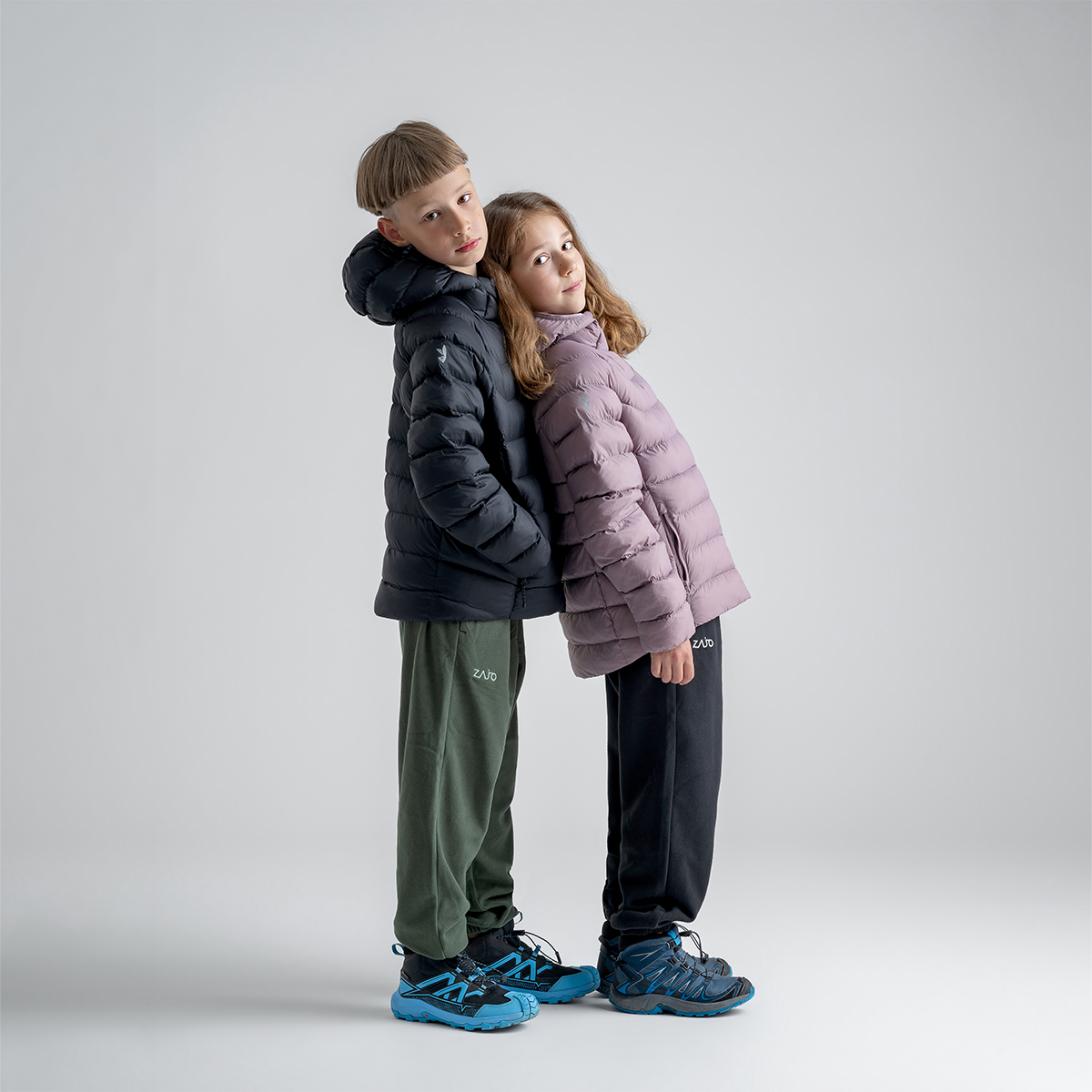 Musko Kid's Insulated Hooded Jacket — Black