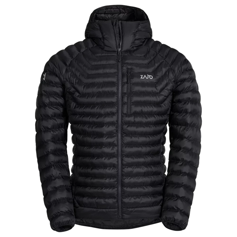 Nubaro Men's Insulated Hooded Jacket — Black