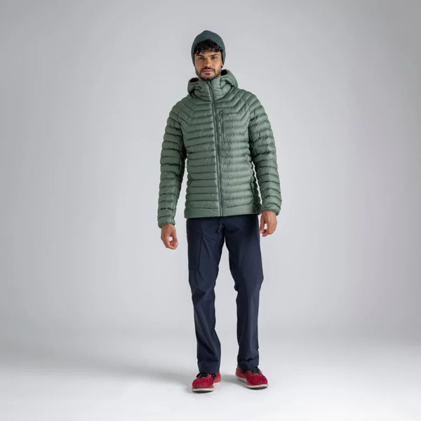 Nubaro Men's Insulated Hooded Jacket