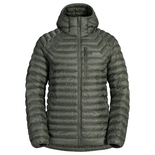 Nubaro Men's Insulated Hooded Jacket — Thyme Green