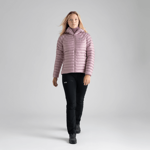 Nubaro Women's Insulated Hooded Jacket — Taupe Beige