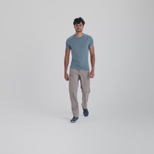Senti Men's Merino T-shirt — Decadent Red