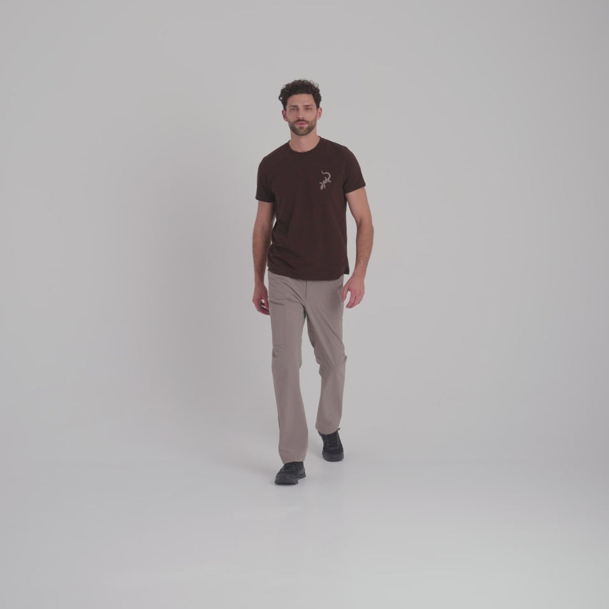 Arbo Men's Organic Cotton T-shirt — Terracotta