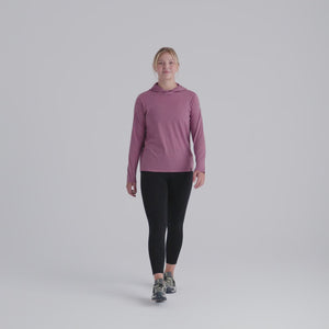 Kora Women's Merino Hoodie — Black