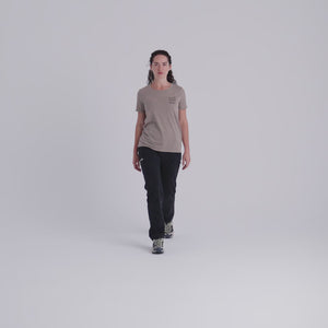 Kora Women's Merino T-shirt — Decadent Red
