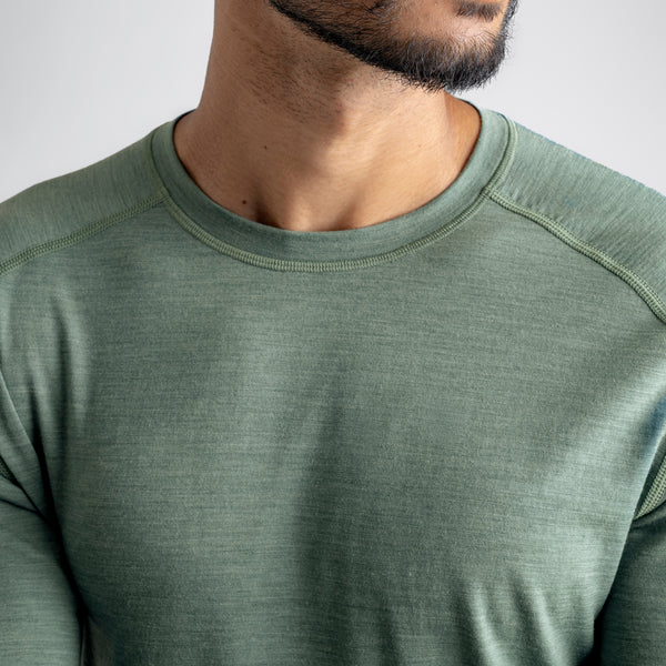 Senti Men's Merino Longsleeve — Falcon Grey