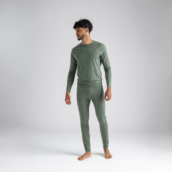 Senti Men's Merino Longsleeve — Falcon Grey