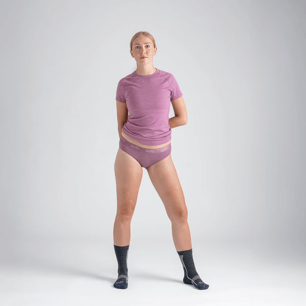 Senti Women's Merino Briefs — Lila Haze