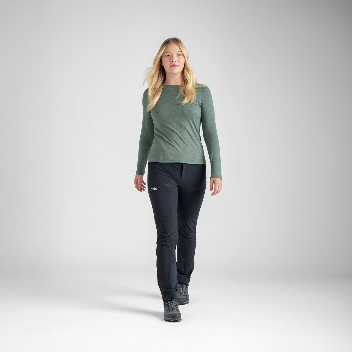 Senti Women's Merino Longsleeve — Purple