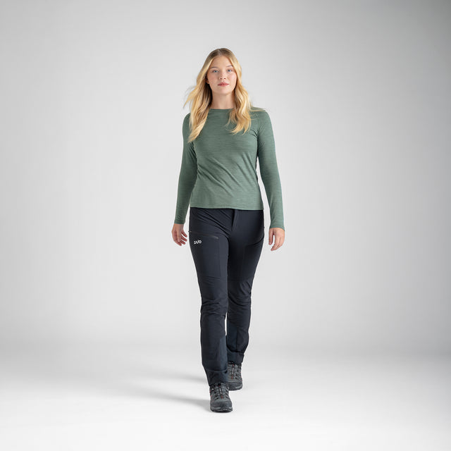 Senti Women's Merino Longsleeve — Purple