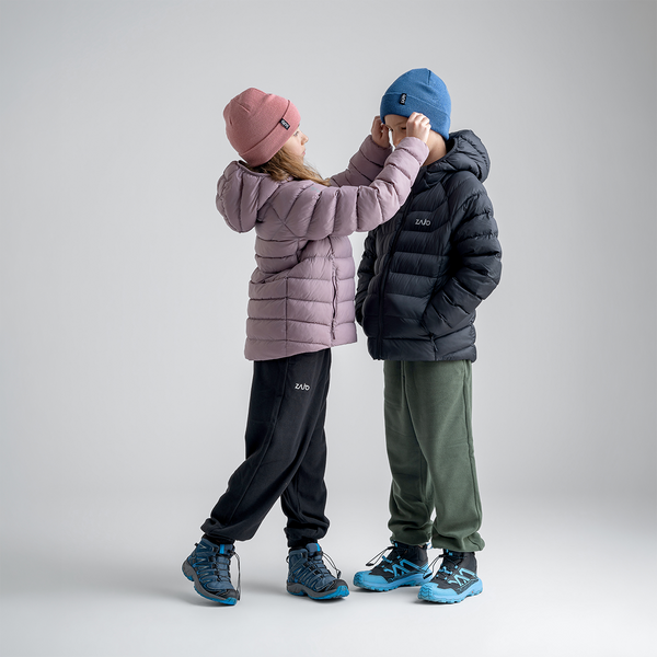 Musko Kid's Insulated Hooded Jacket — Black